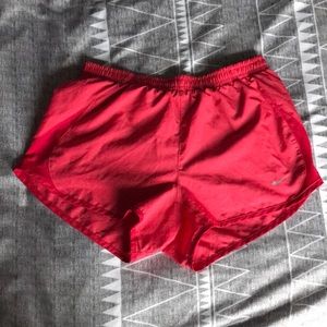 Nike coral shorts